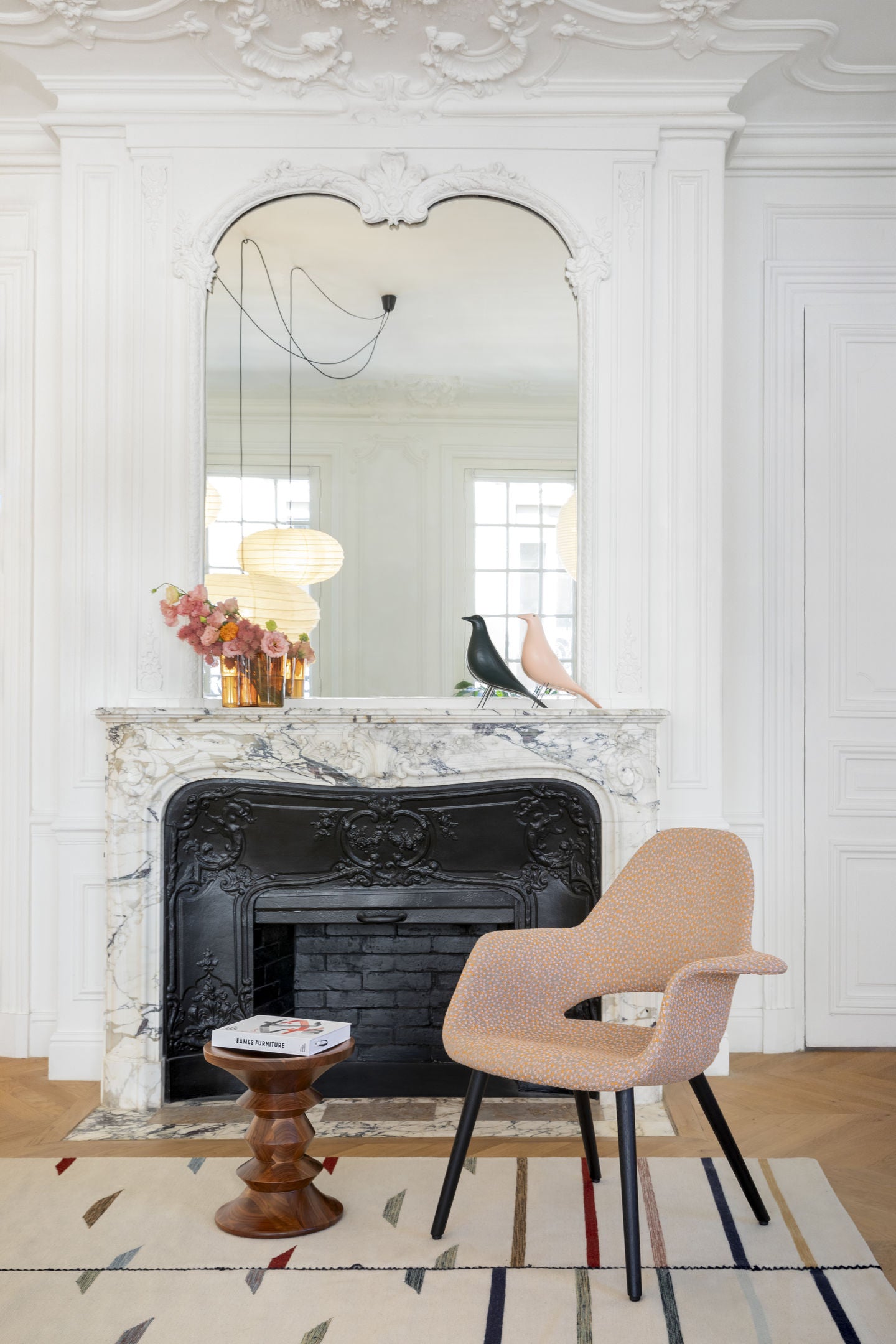 ציפור Eames House Bird Ash Cotton White