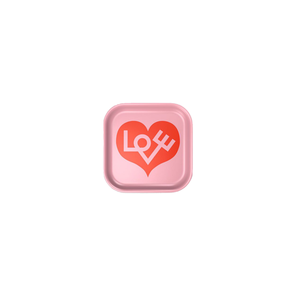מגש Classic Tray Light Pink- Love Heart