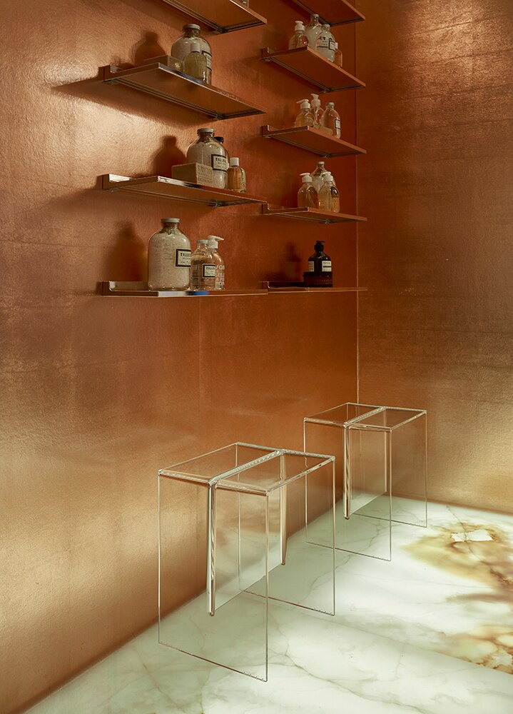 Max-Beam Crystal שולחן צד