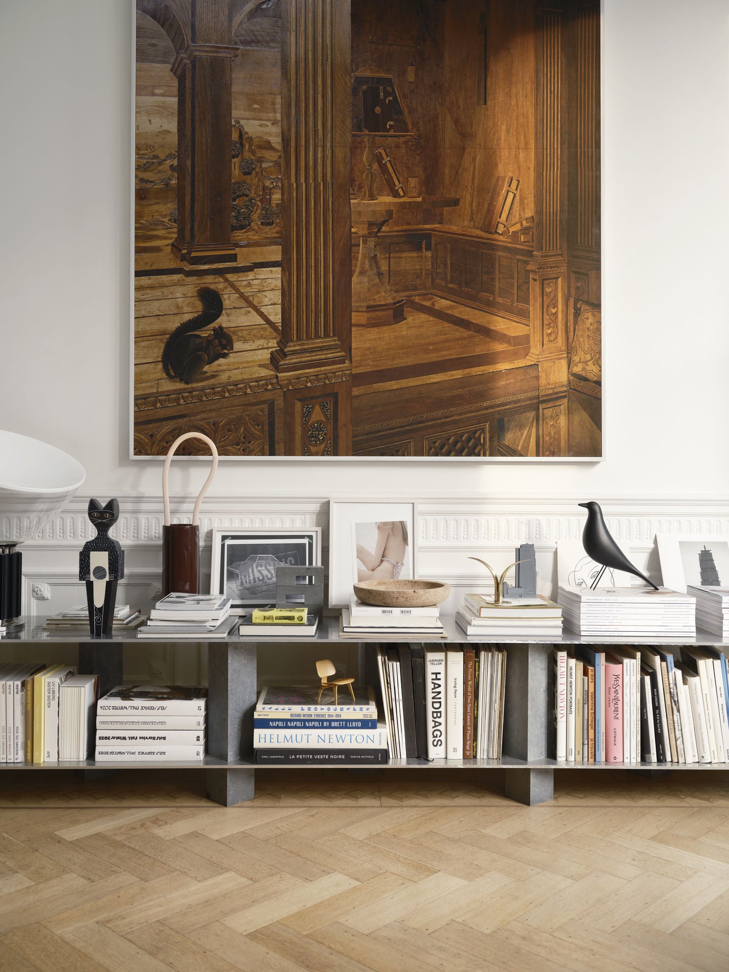 ציפור Eames House Bird Ash Cotton White