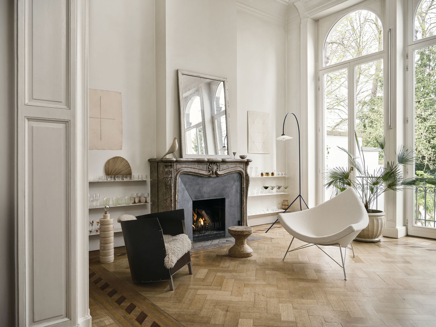 ציפור Eames House Bird Ash Cotton White