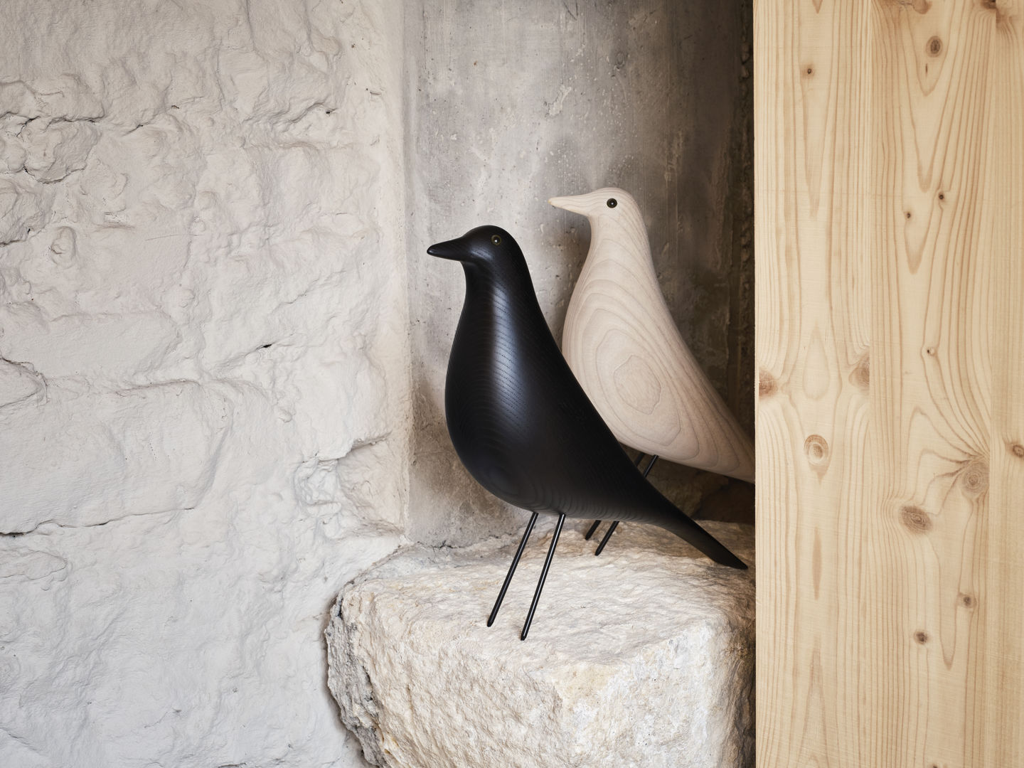 ציפור Eames House Bird Ash Cotton White