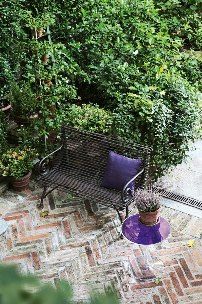 TipTop Mono glossy white שולחן צד