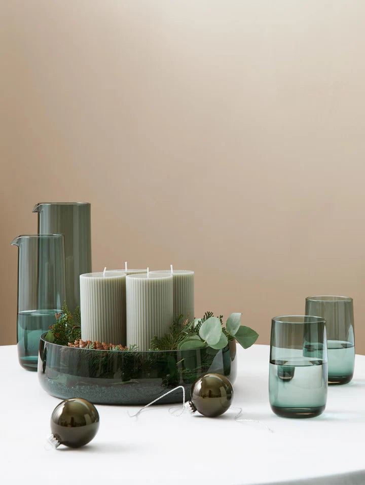 קערת זכוכית ajana Green