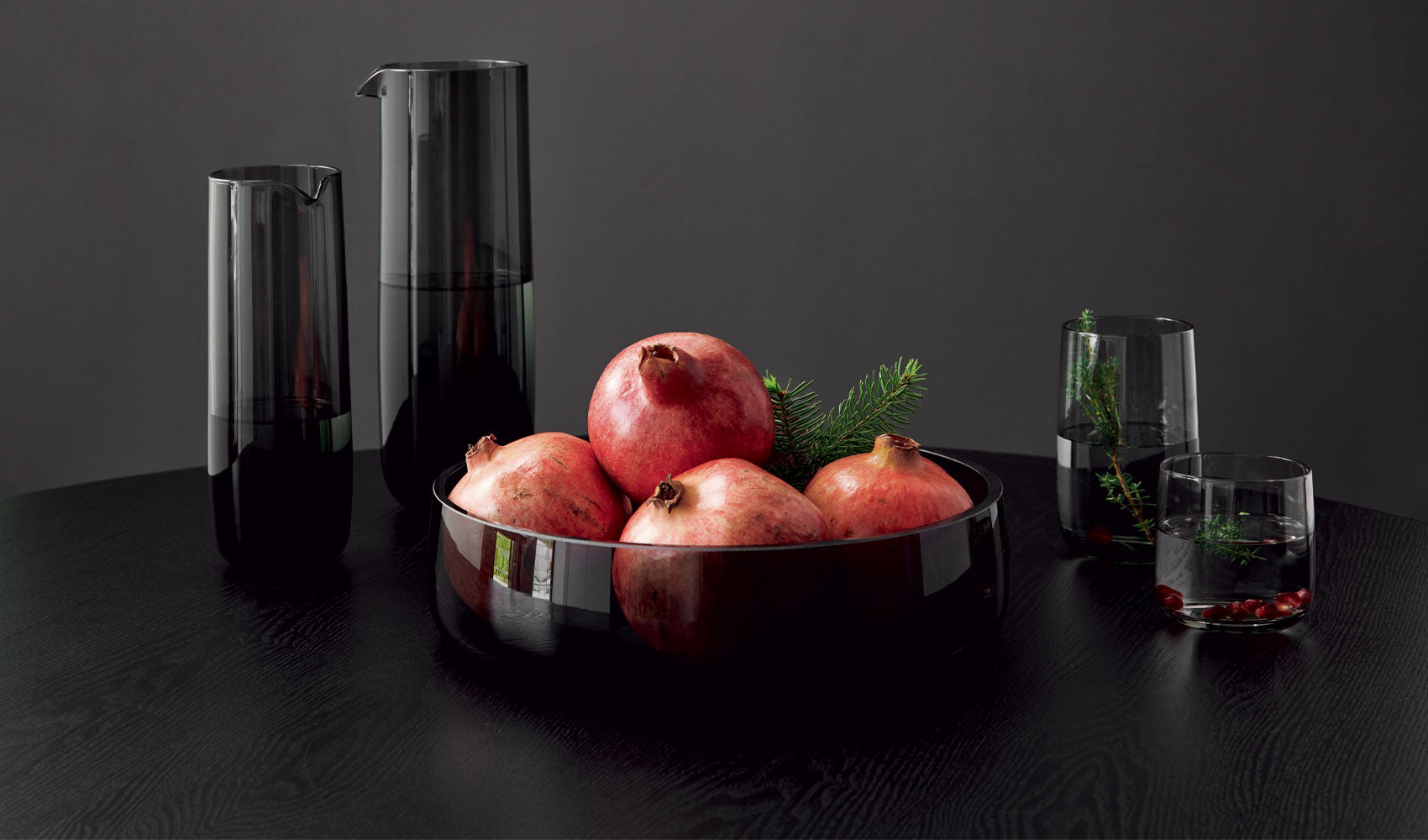 קערת זכוכית ajana Grey