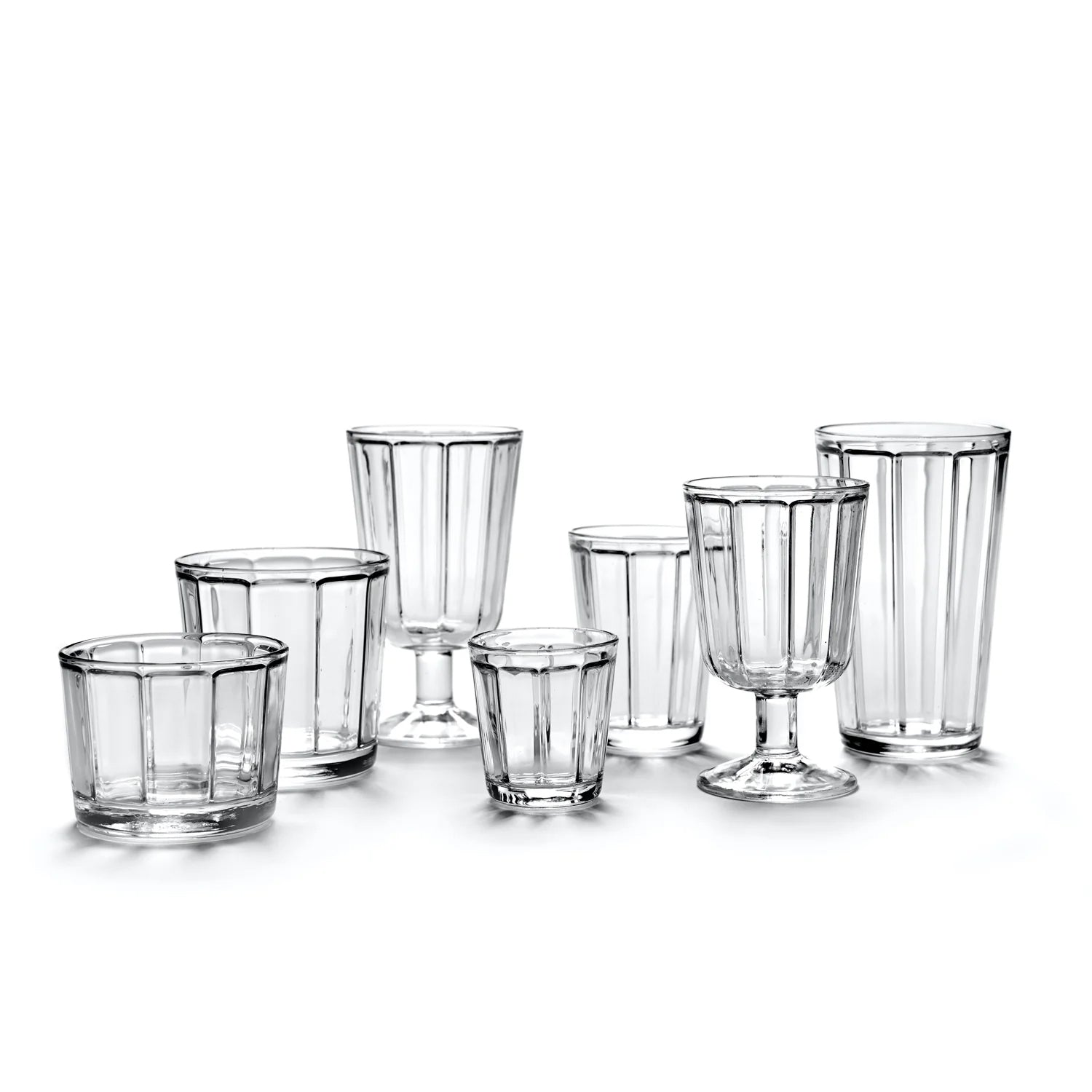 סט 4 כוסות Tumbler Transparent (Small)