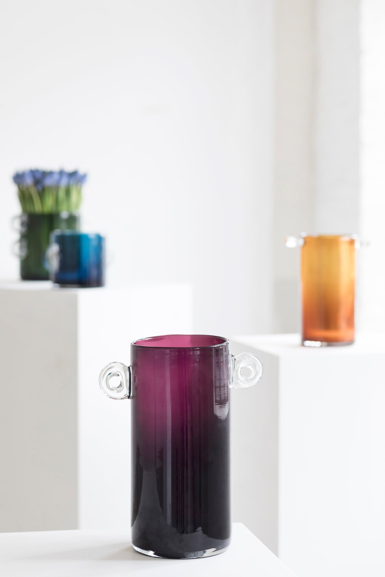 אגרטל Wind & Fire Vase Aubergine