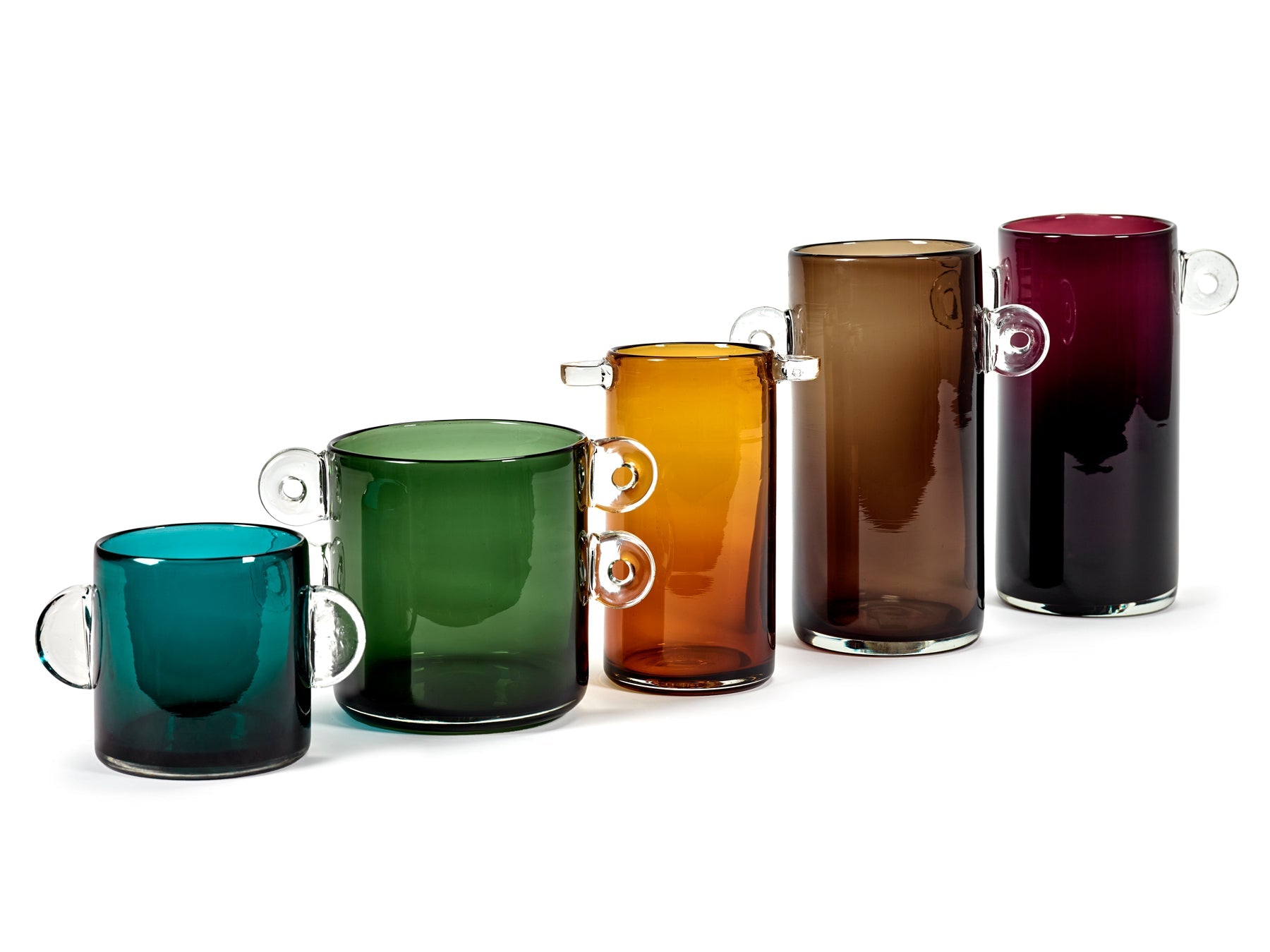 אגרטל Wind & Fire Vase Dark Brown