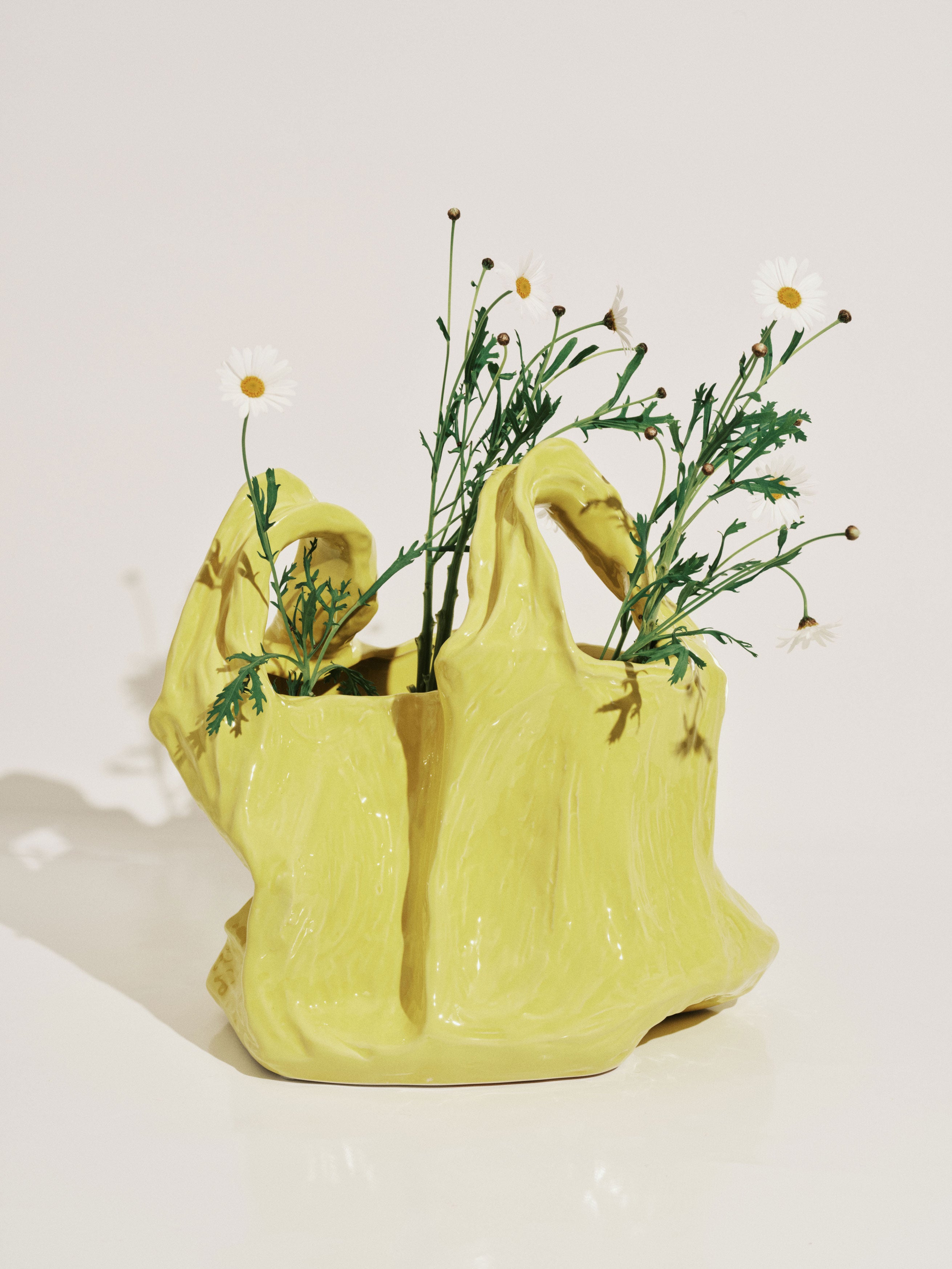 אגרטל Vase Gala Yellow (Small)