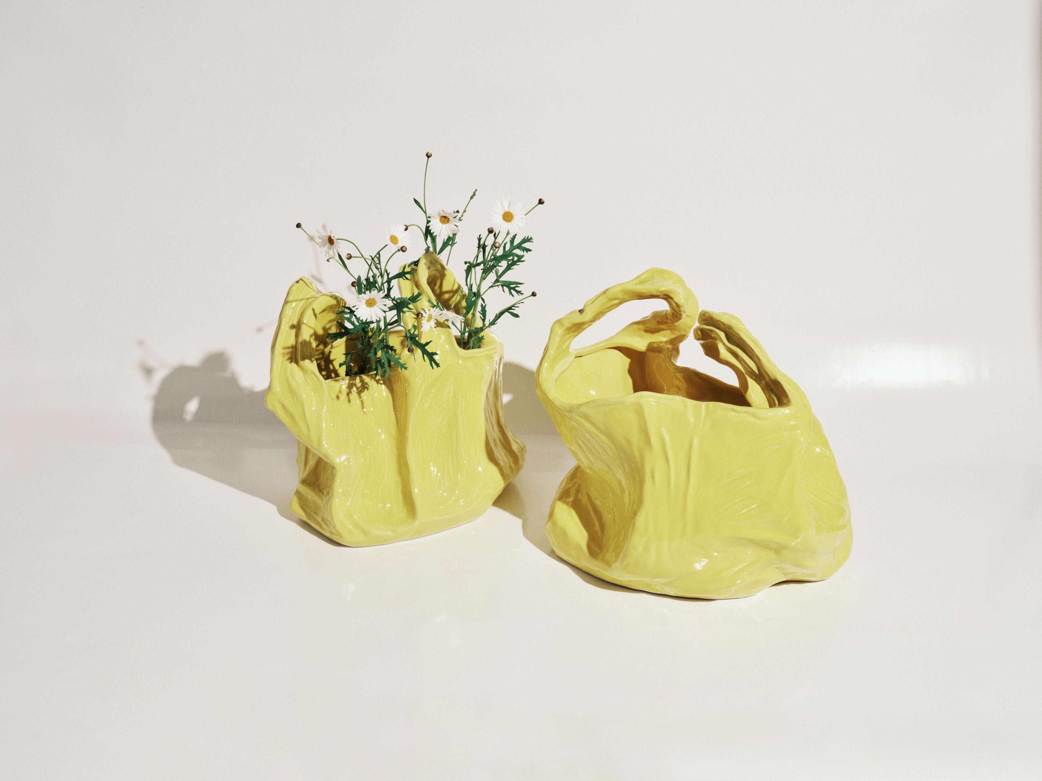 אגרטל Vase Gala Yellow (Small)