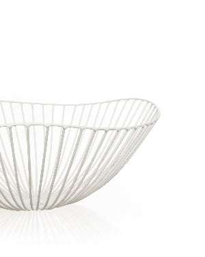 סלסלת ברזל Iron Basket White