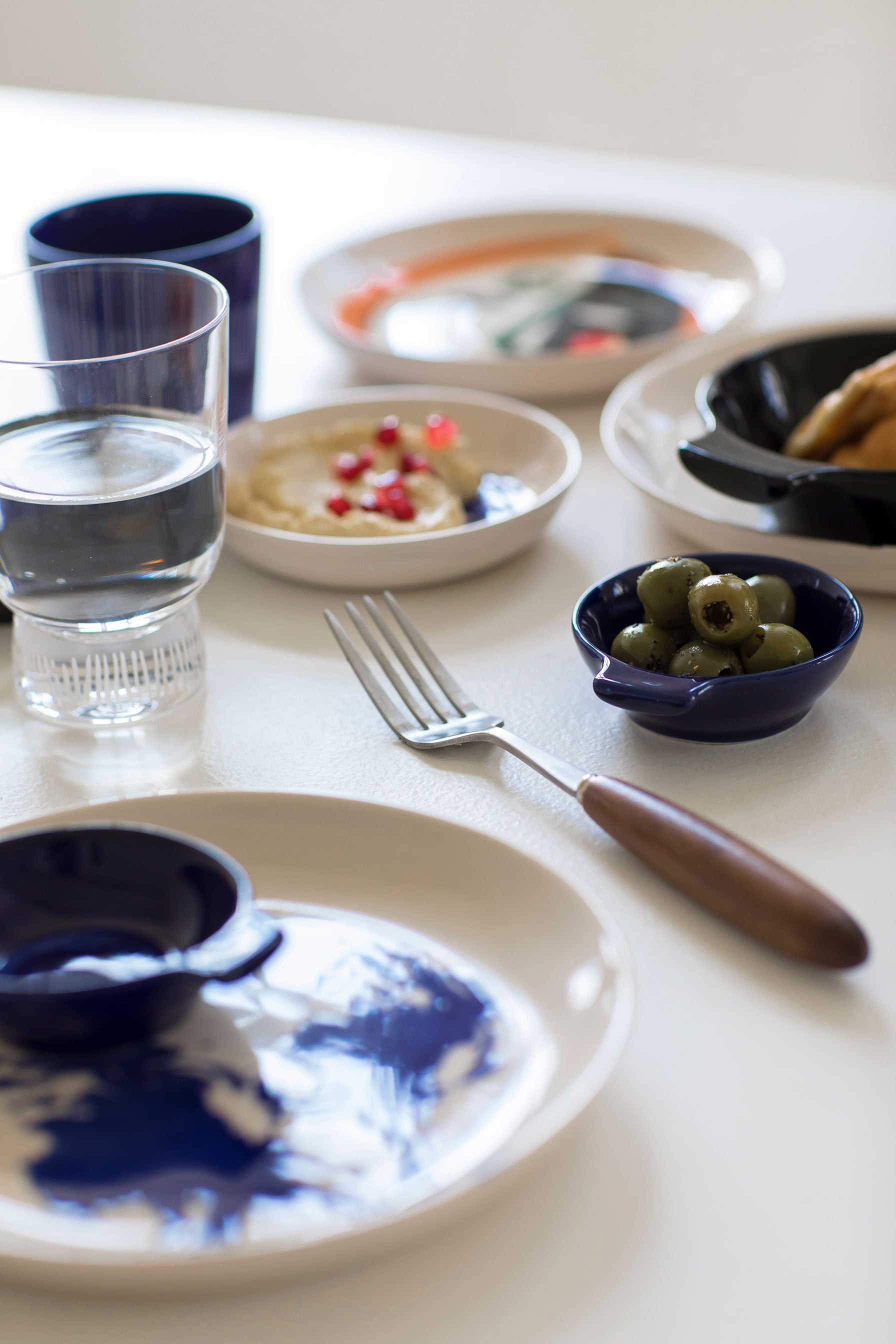 סט 4 כוסות זכוכית פס זהב Gold Feast Ottolenghi