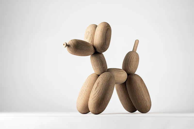 בובת עץ Ballon Dog Oak (Small)