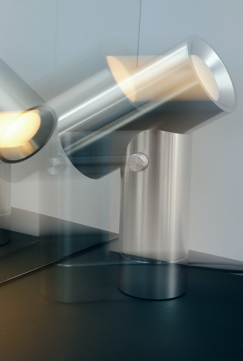 מנורה Beam Table Lamp Polished Aluminum