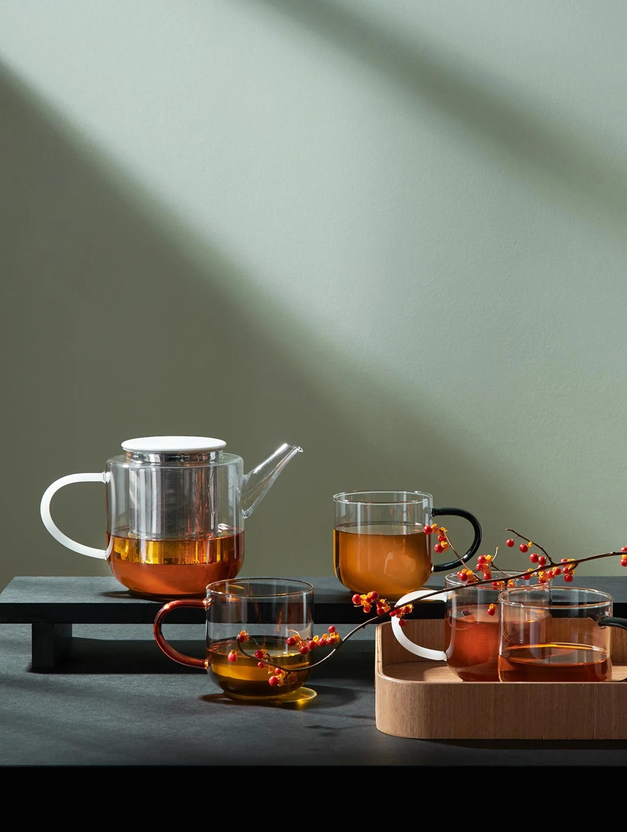 קנקן תה Coppa Teapot Black Handle