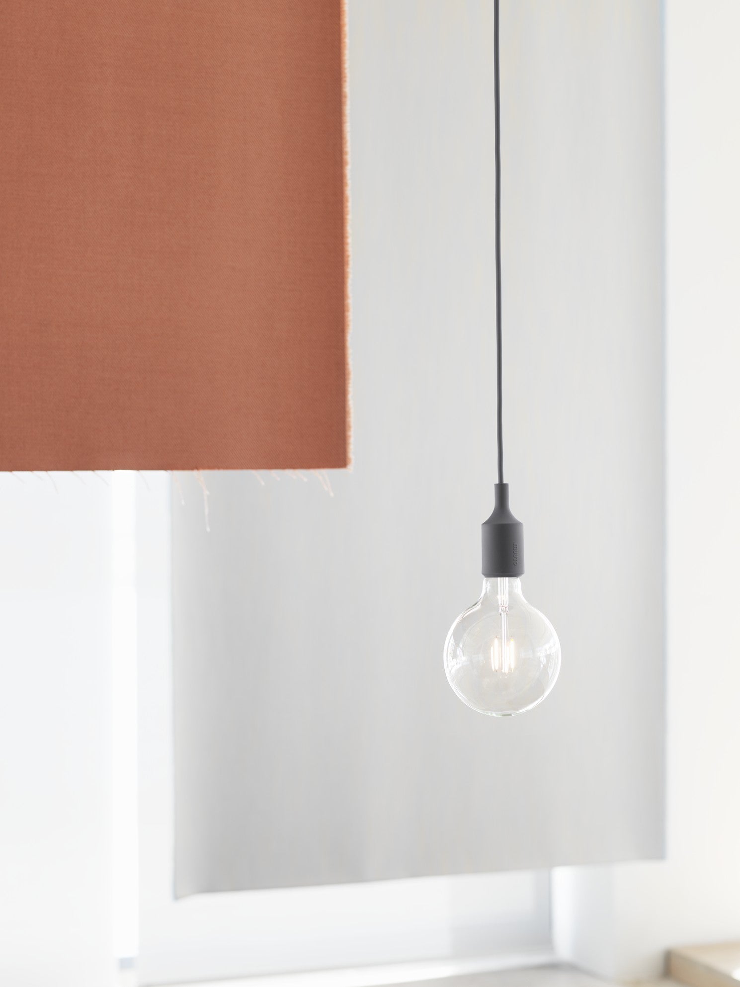 מנורה E27 Pendant Lamp Light Grey