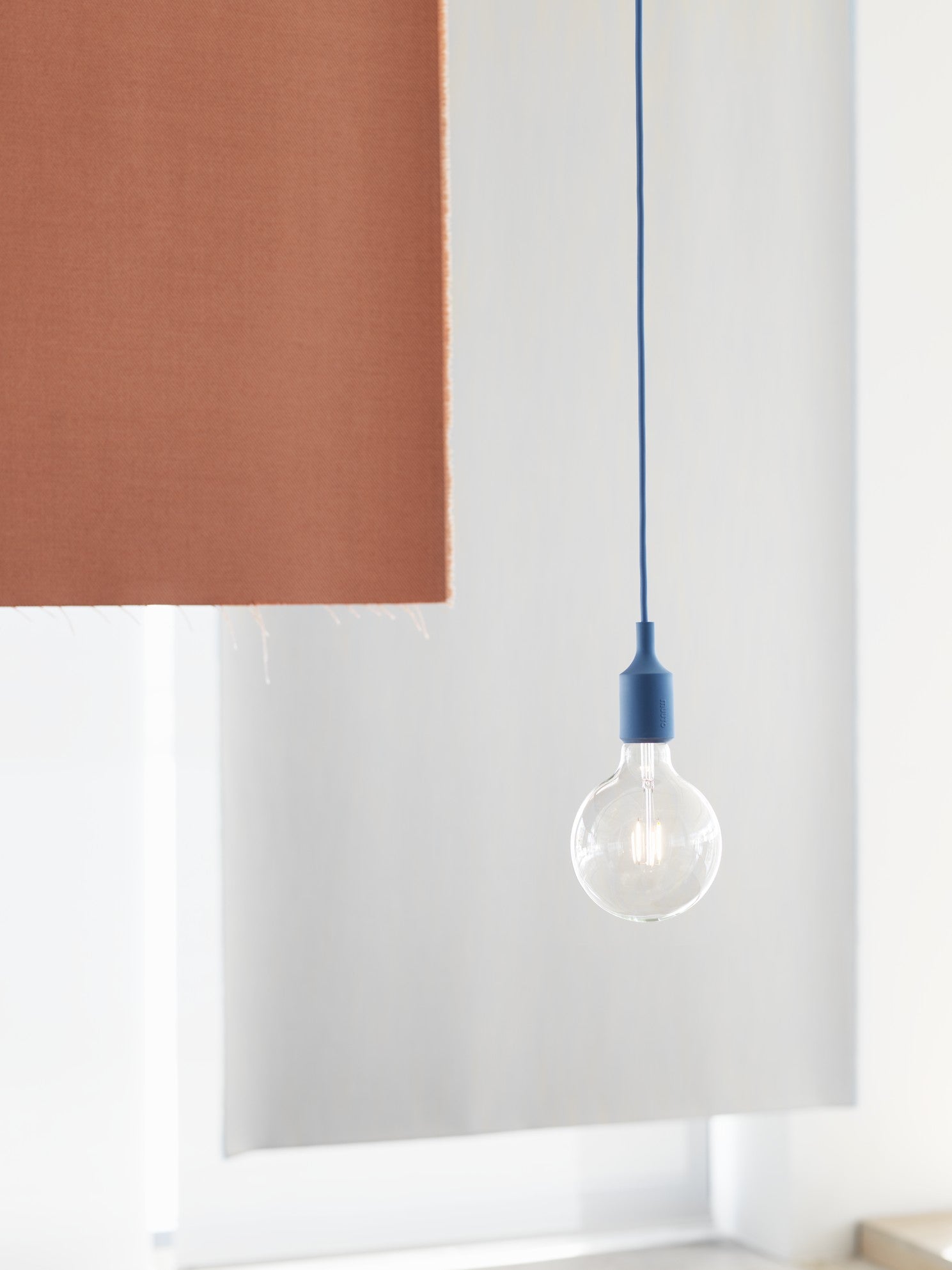מנורה E27 Pendant Lamp Light Grey