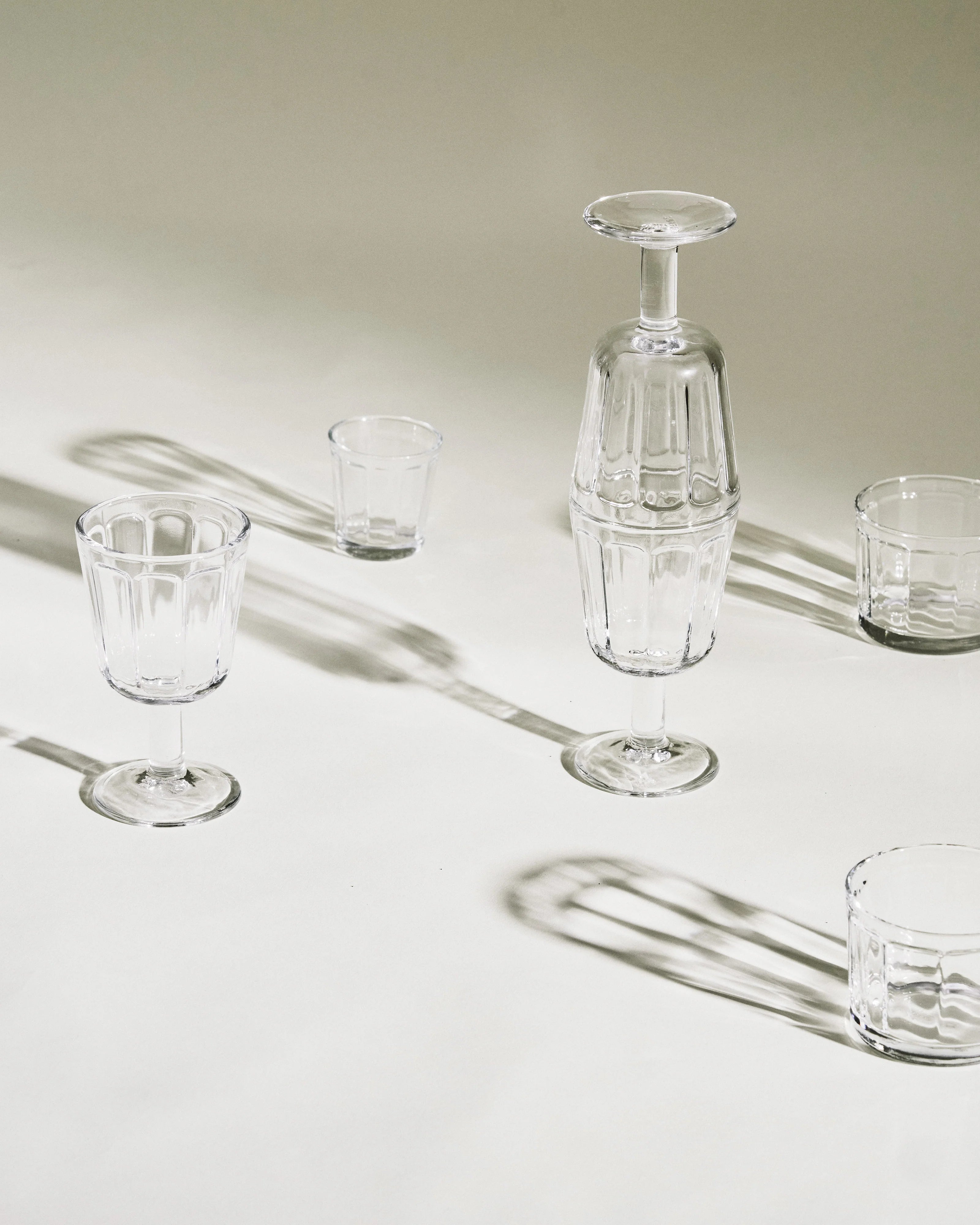 סט 4 כוסות Tumbler Transparent (Large)