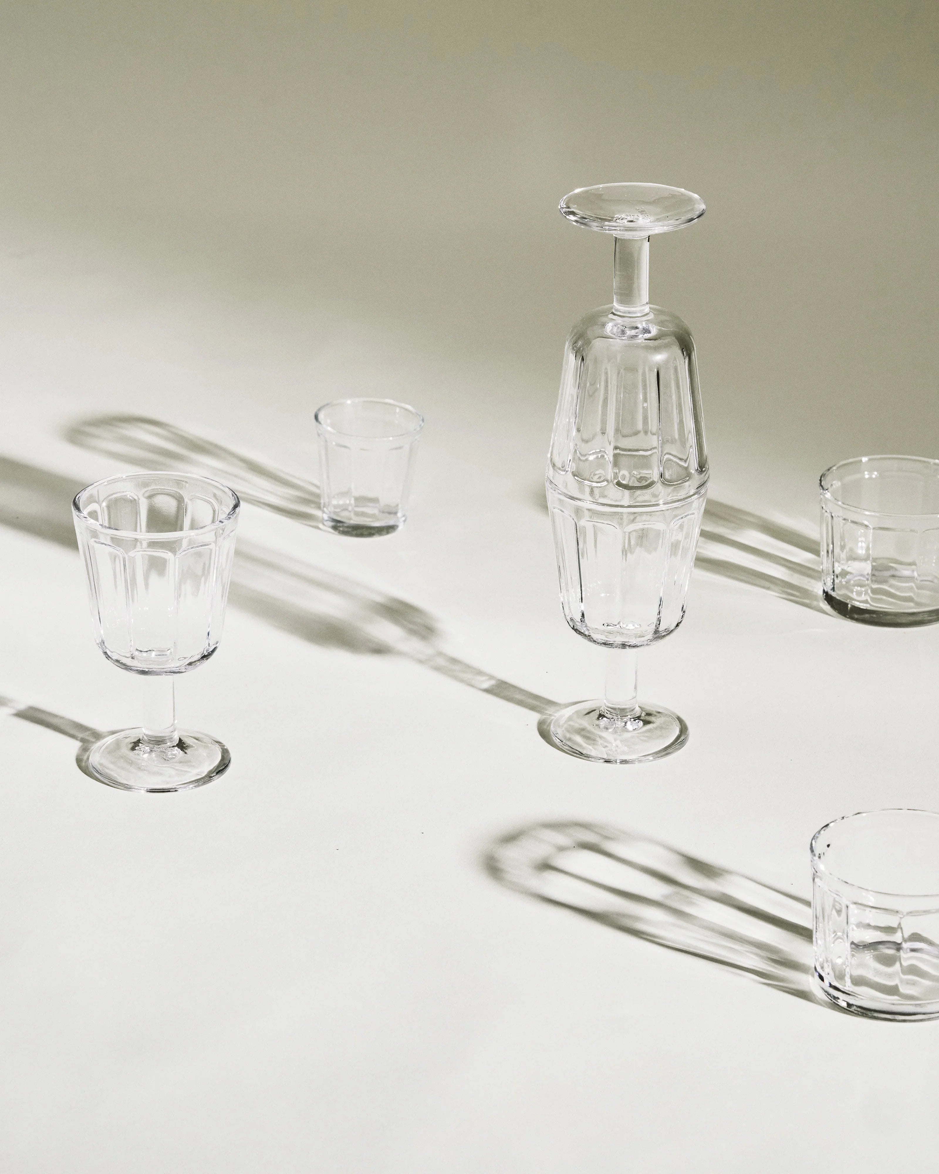 סט 4 כוסות Tumbler Transparent (Small)