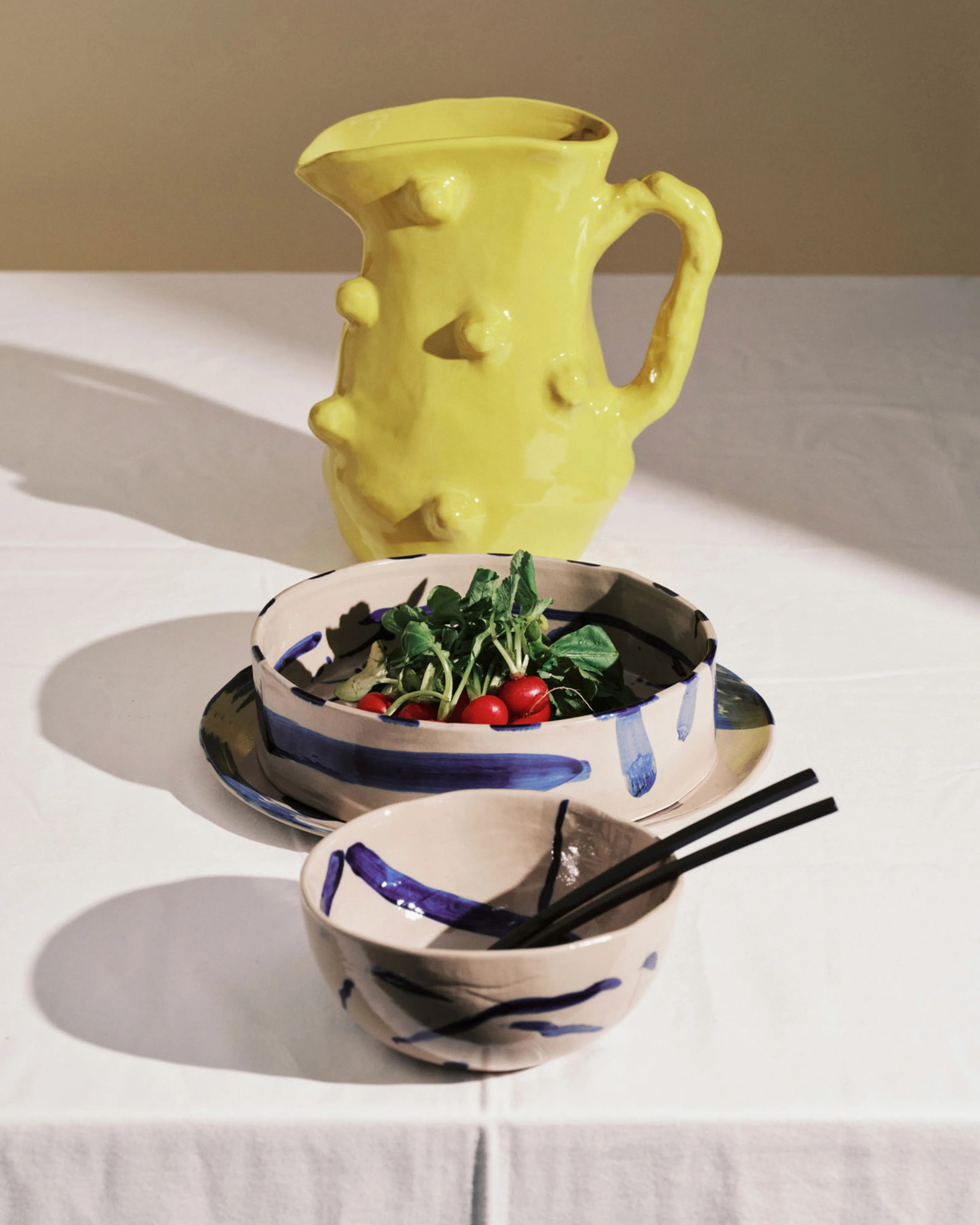 קראף Ceramic Jug Charly Yellow