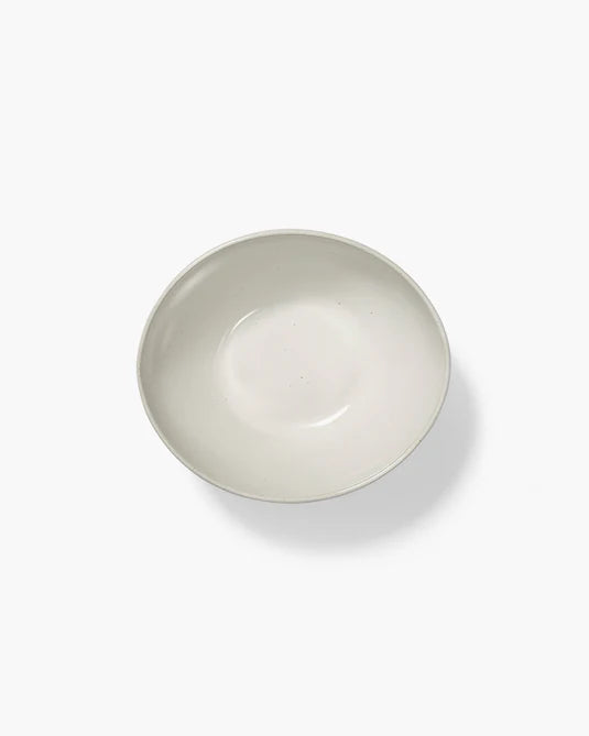 קערה אובלית עמוקה Oval Serving Bowl Off-White