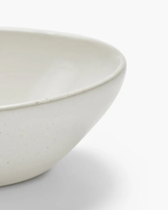 קערה אובלית Oval Serving Bowl Off-White (Small)