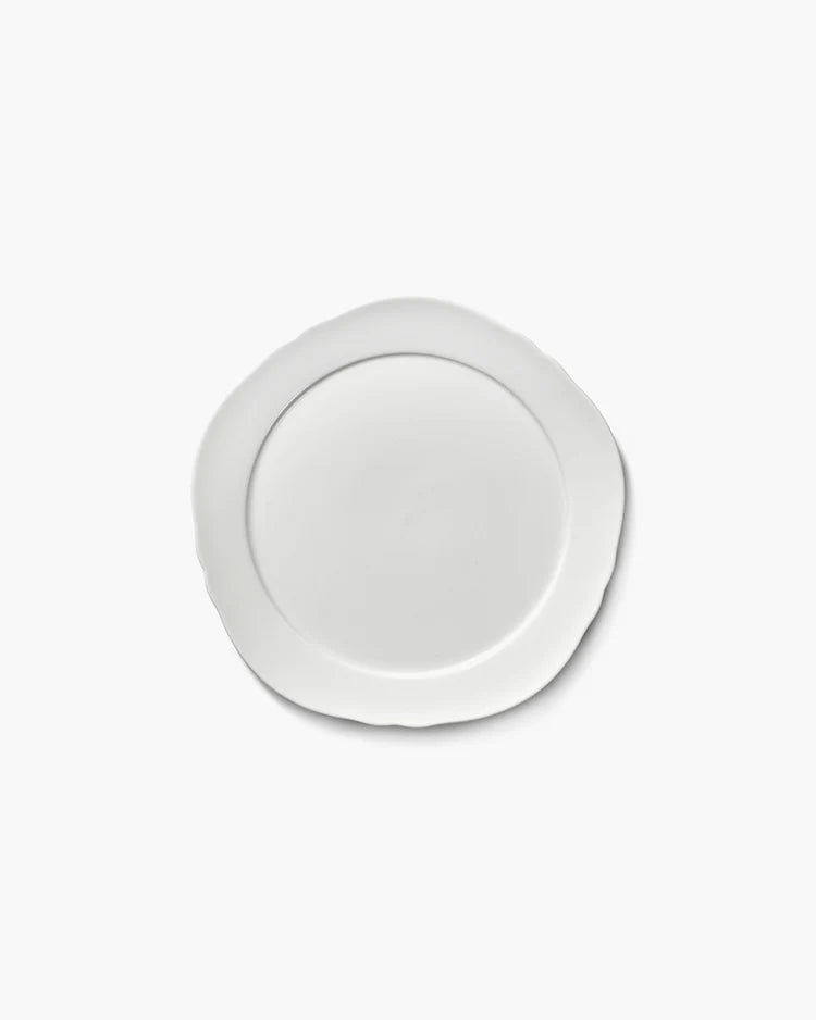 סט 4 צלחות מנה ראשונה Ø23.5cm Starter Plate Silhouette White