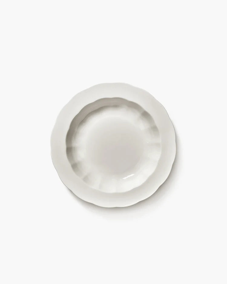 סט 4 צלחות עמוקות  Deep Plate Silhouette White