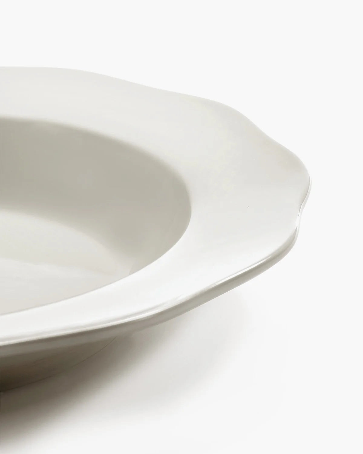 סט 4 צלחות עמוקות Deep Plate Silhouette White