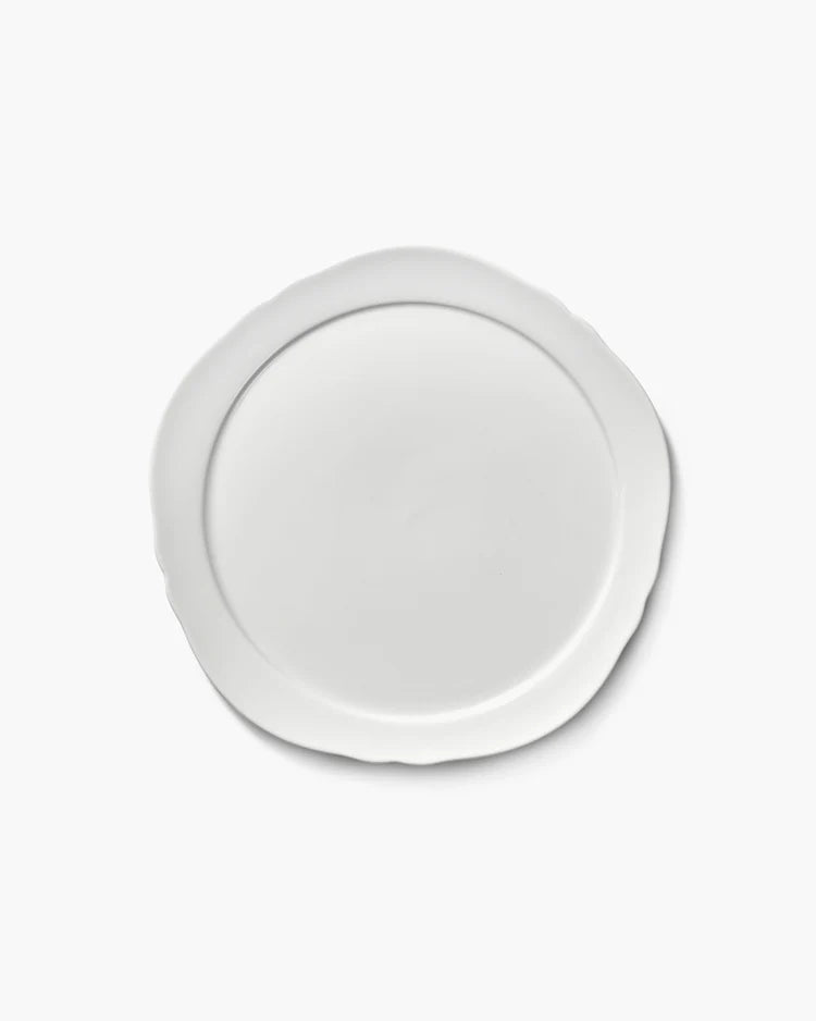 סט 4 צלחות Ø27 Plate 02 Silhouette White