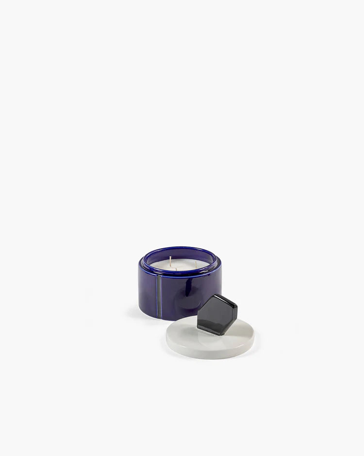 נר ריחני Scented Candle 01 Blue/Black Medium
