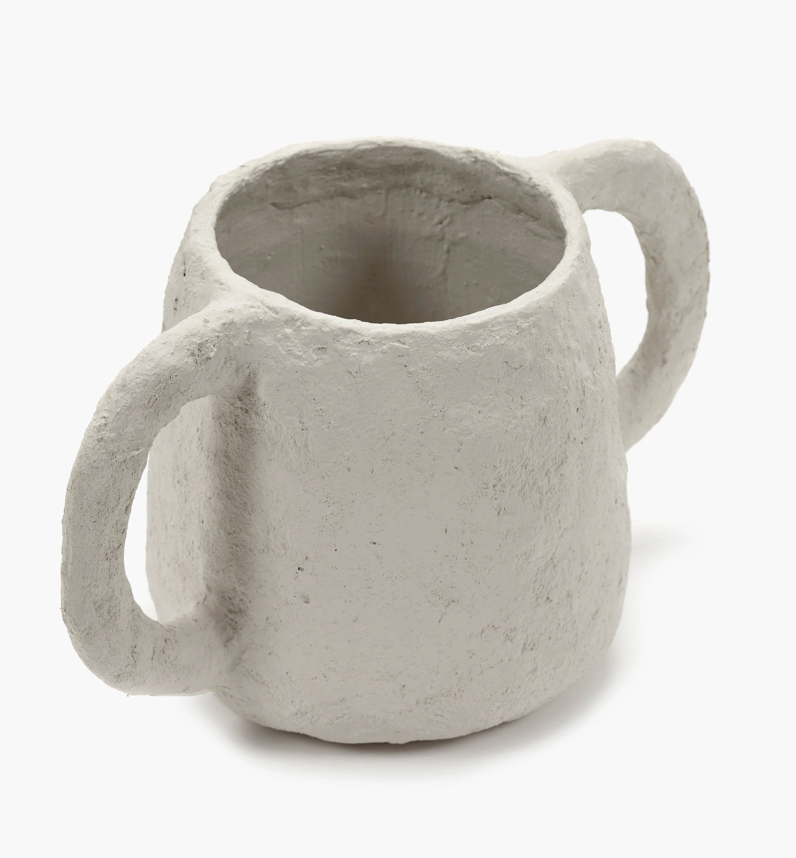 כלי נוי Pot Paper Mache Earth Beige (Small)