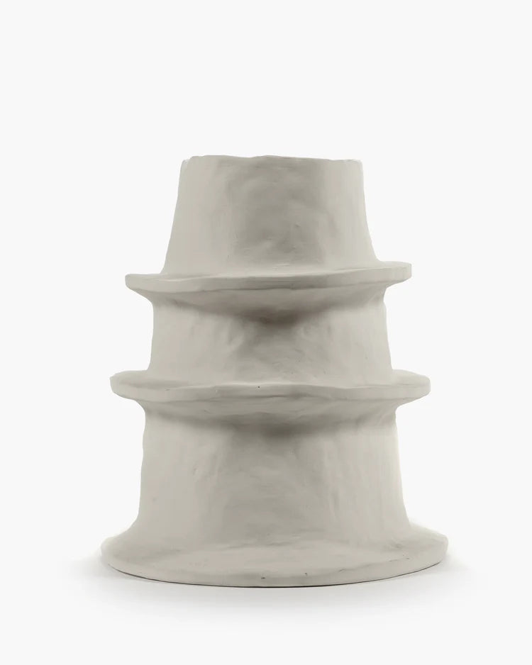 עציץ רחב Flower Pot 06 Beige