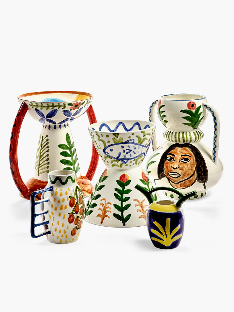 אגרטל צבעוני Vase Aguaje Mix Santiago De Borja