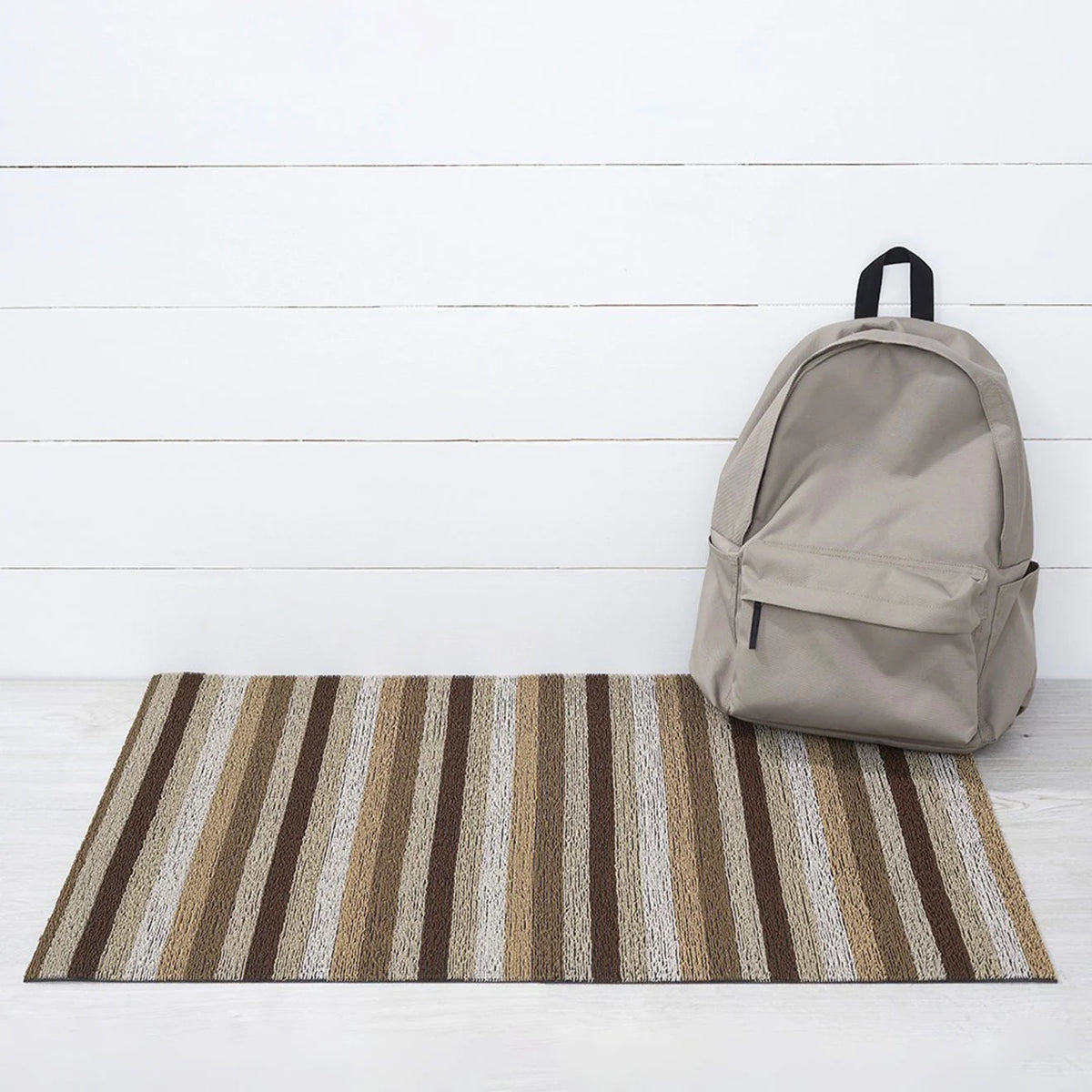 שטיח Even Stripe Shag Mat Mocha