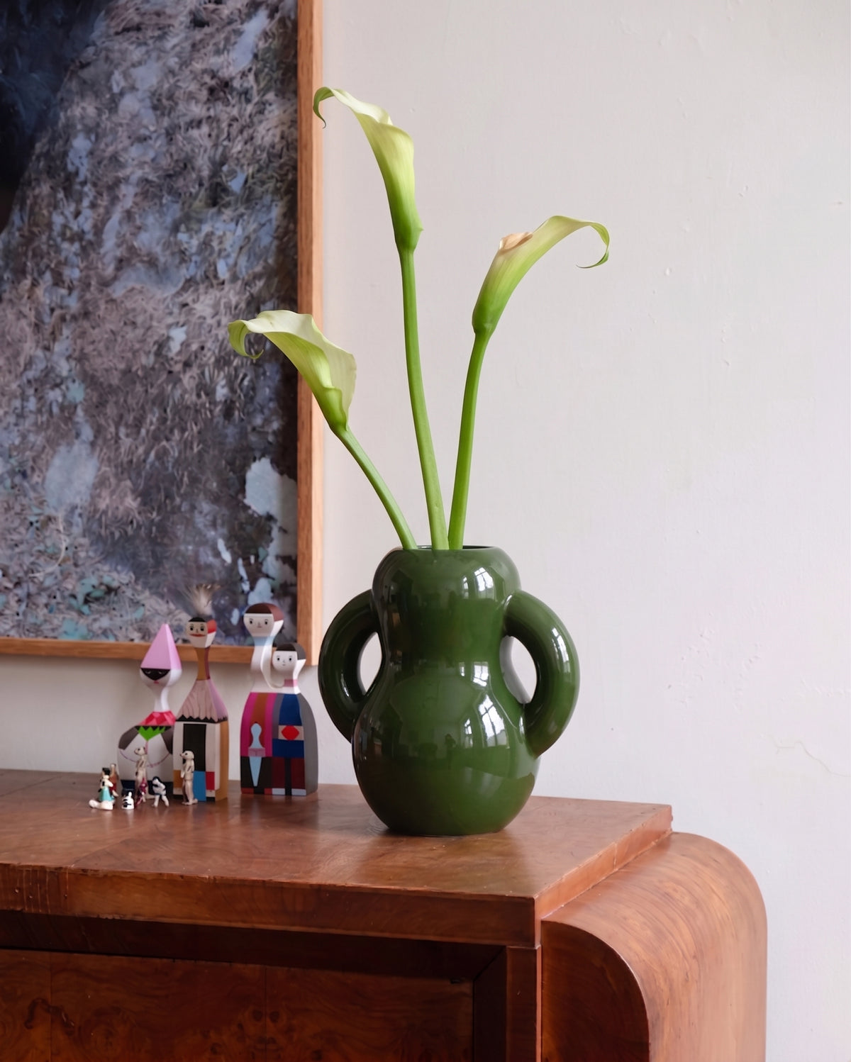 אגרטל Vase Oscar Gloss Moss