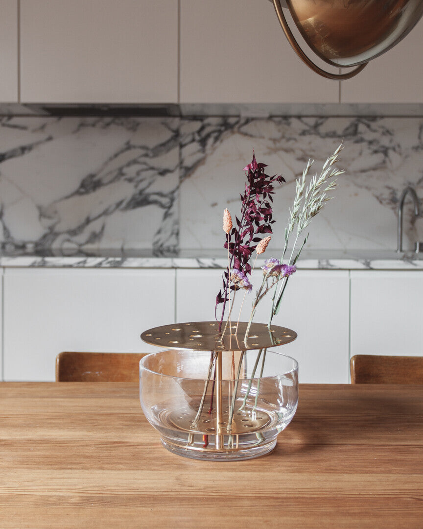 אגרטל Ikebana Vase STEEL גדול