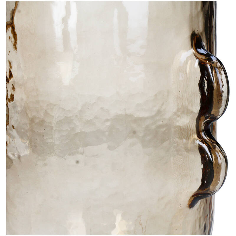 Vase Glass Amber Large אגרטל עגול