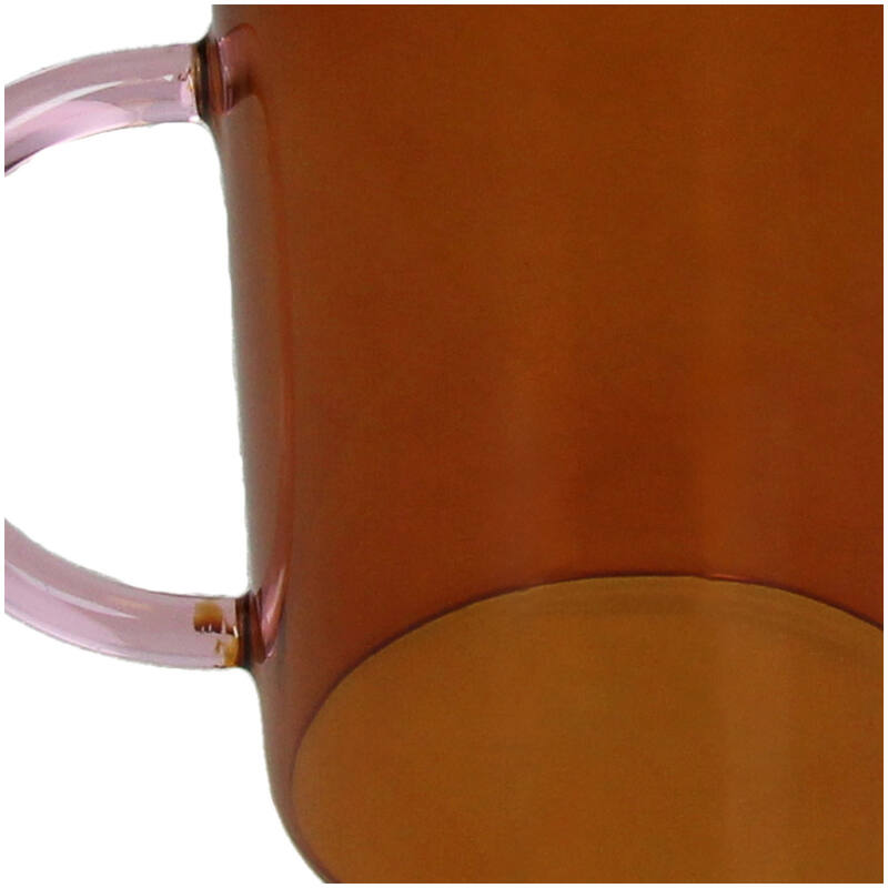 Vase Glass Amber אגרטל בינוני