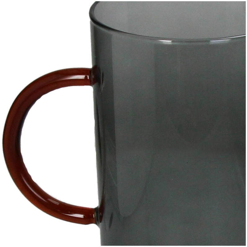 Vase Glass Grey אגרטל גבוה