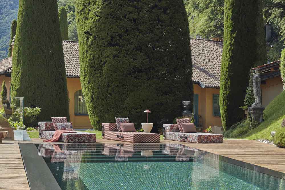 כורסאת חוץ Trix Outdoor Liberty Obi Check Piero Lissoni Sage