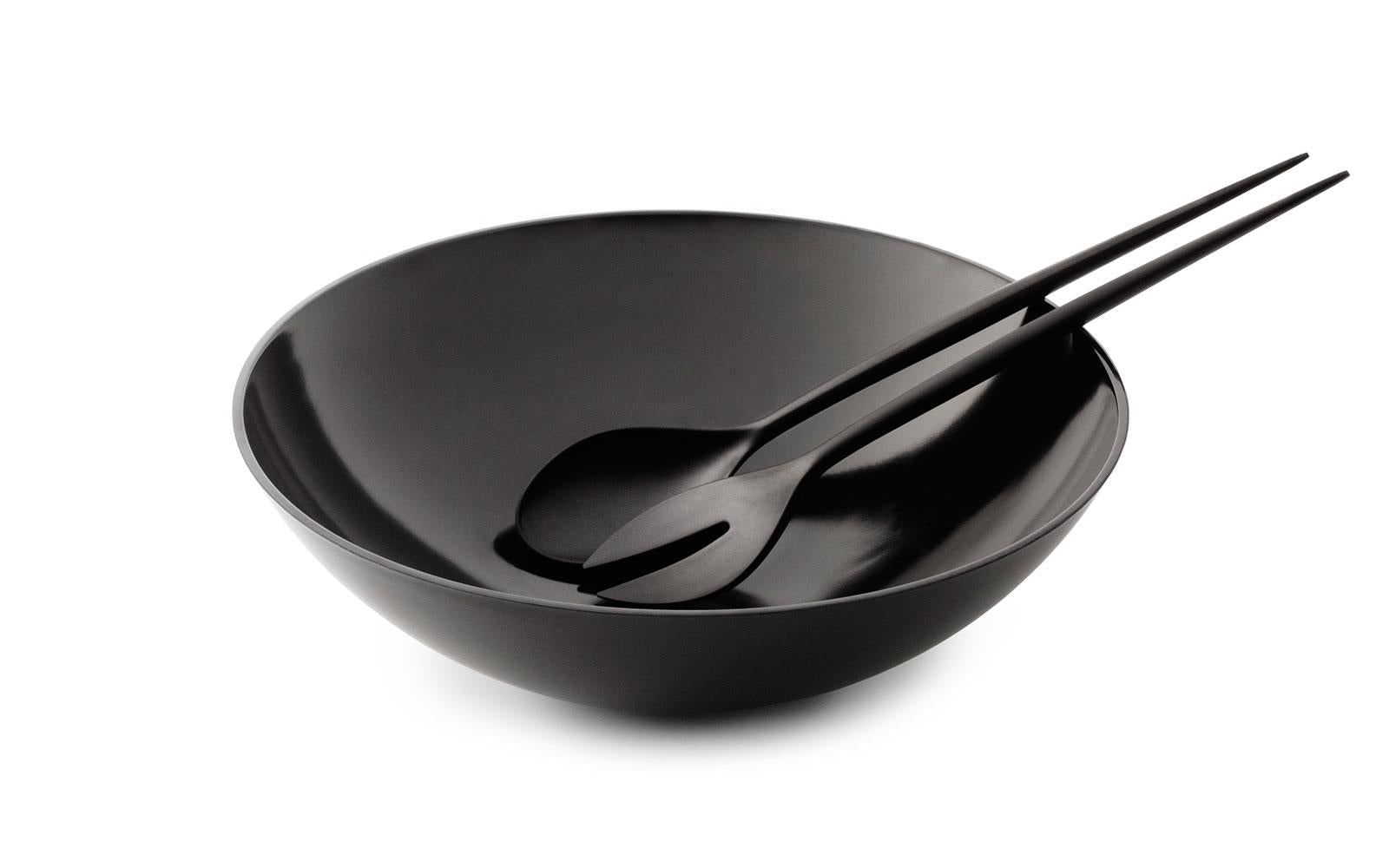 סט כלים לסלט Krenit Salad Set Black