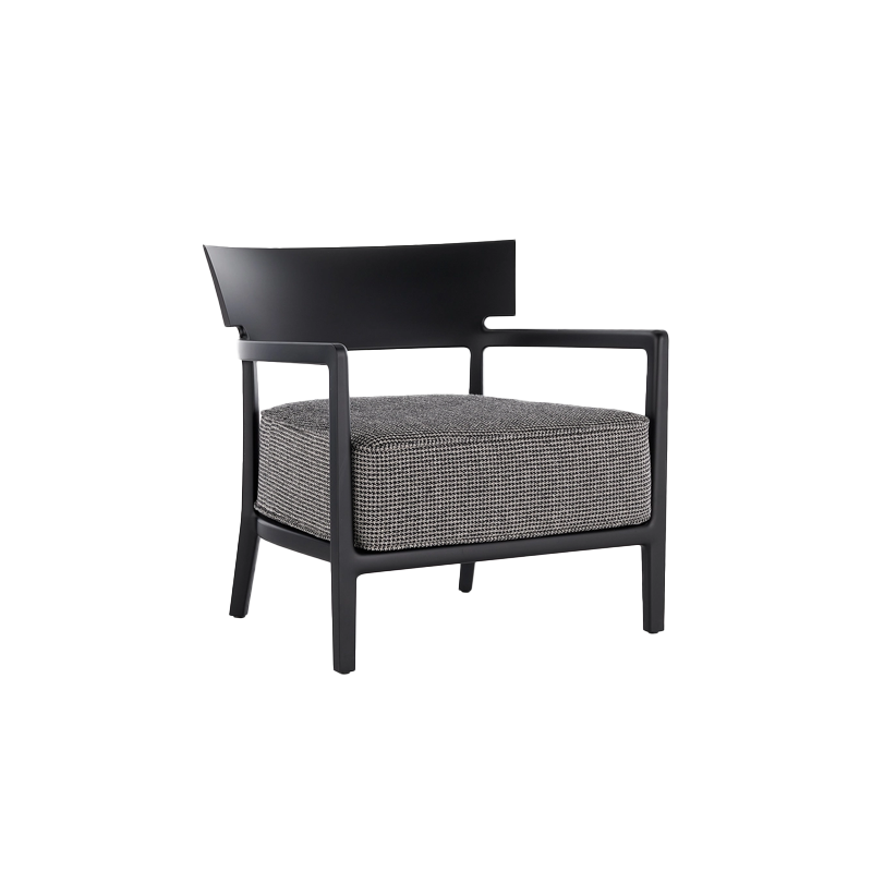 כורסא Cara Mat Philippe Starck Black / Black-Beige