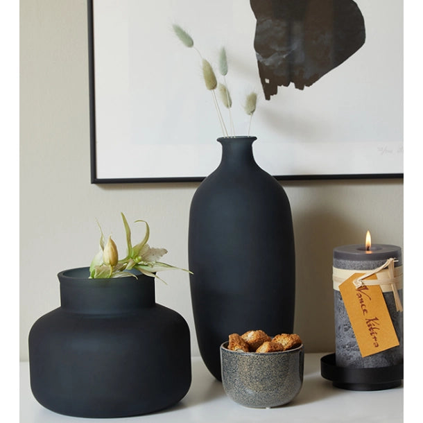 אגרטל Barcelona Hurricane Vase Black