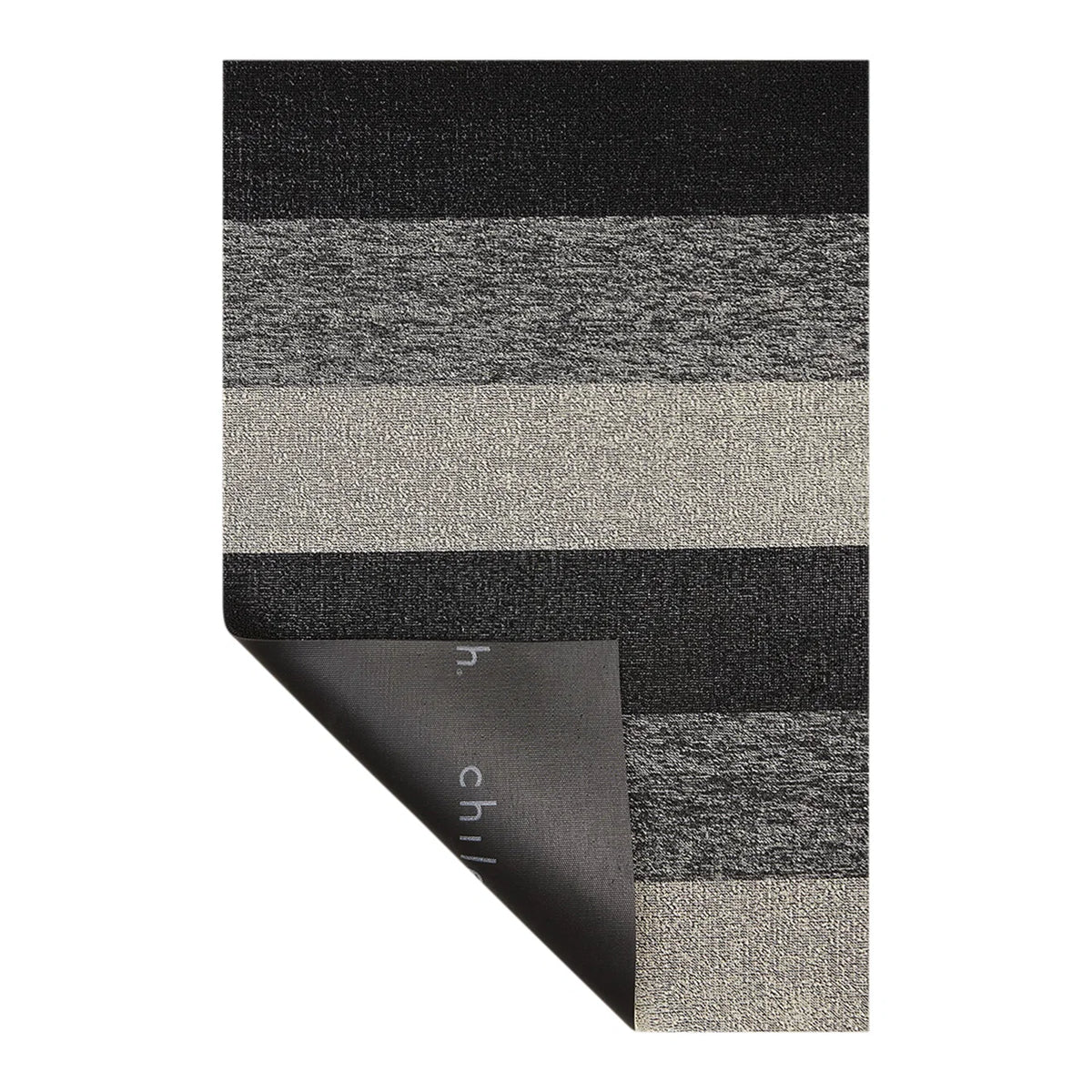 שטיח Marbled Stripe Shag Mat Salt & Pepper