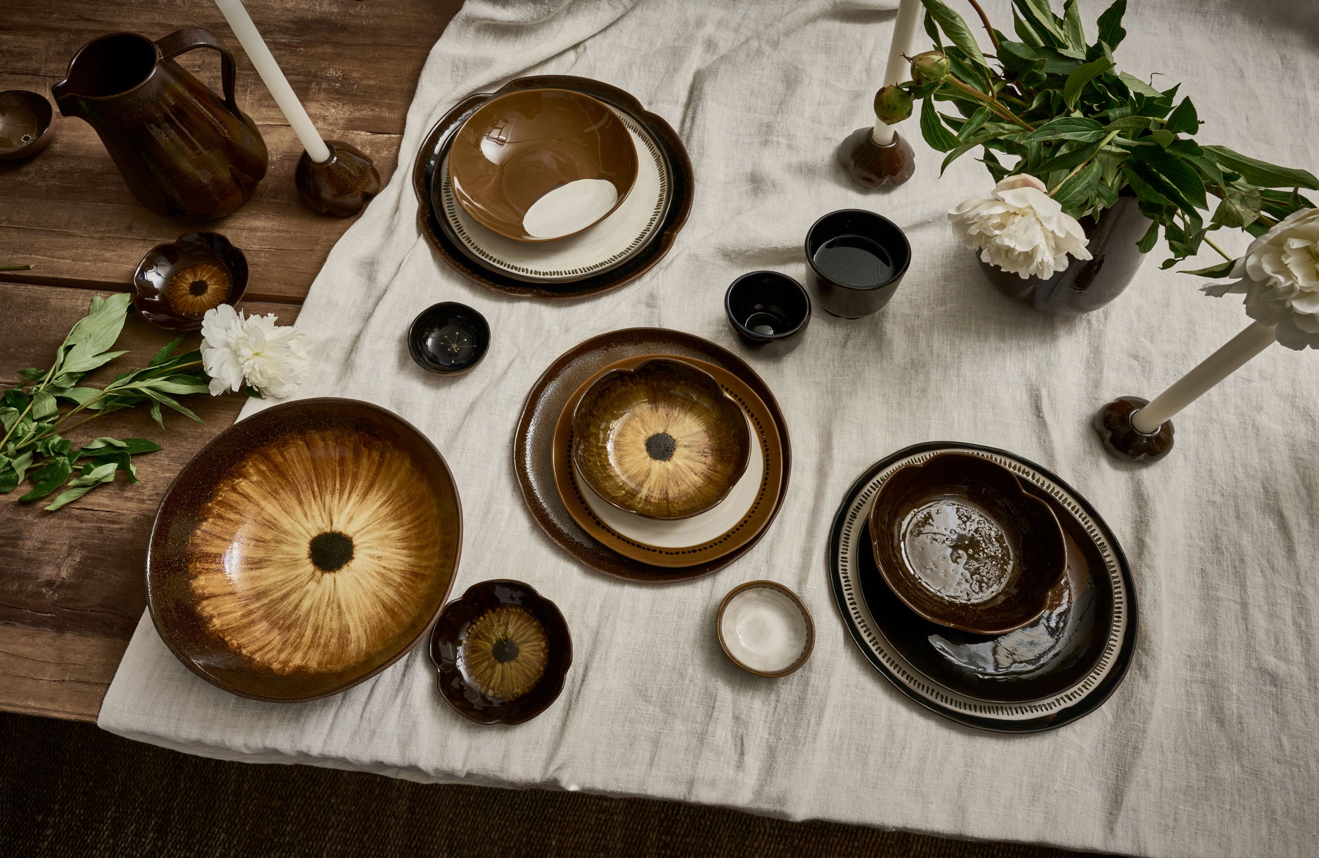 קערית Cycle Bowl Brown&White