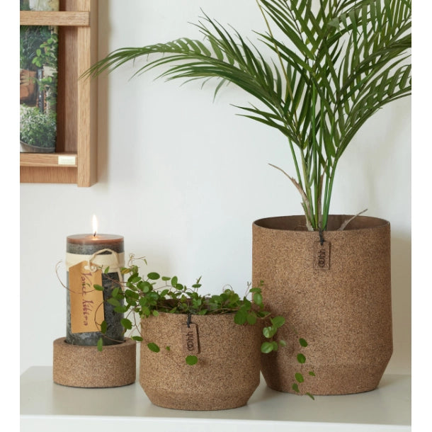עציץ Woodz Alba Planter Light Wood