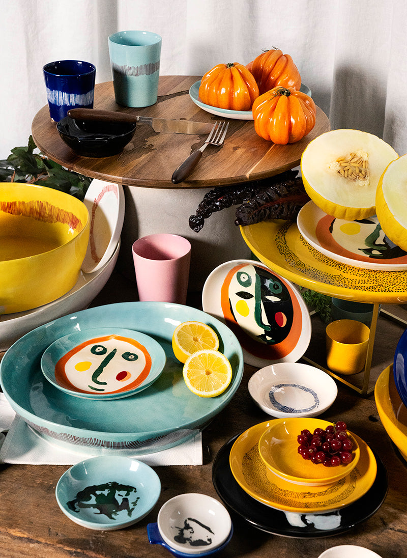 צלחת הגשה Feast Serving Plate With Face 1