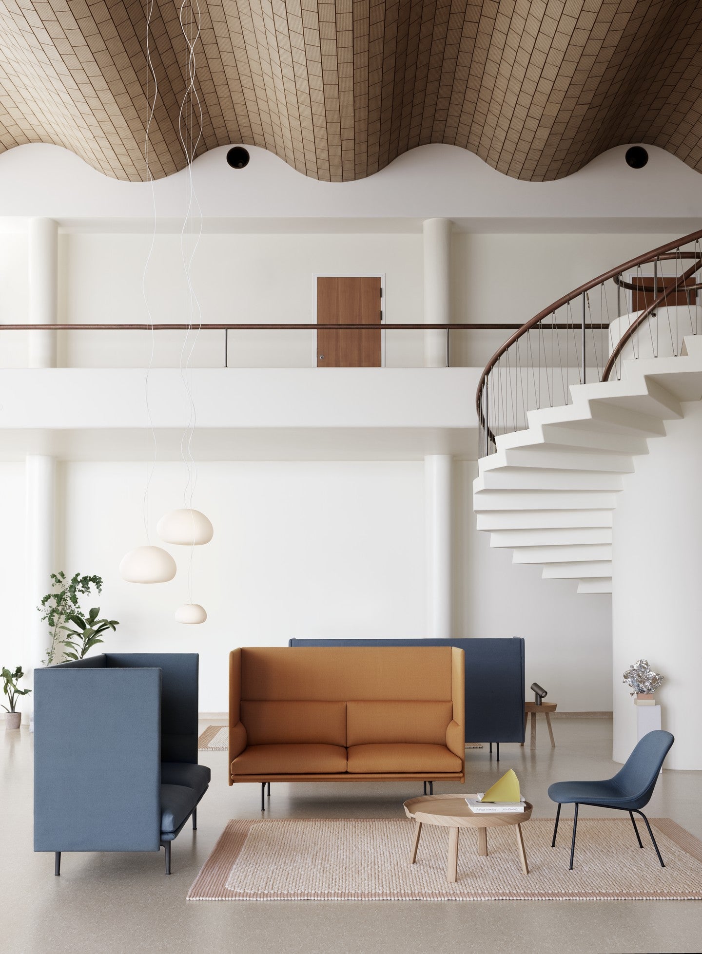 מנורה Fluid Pendant Lamp Opal White (small)