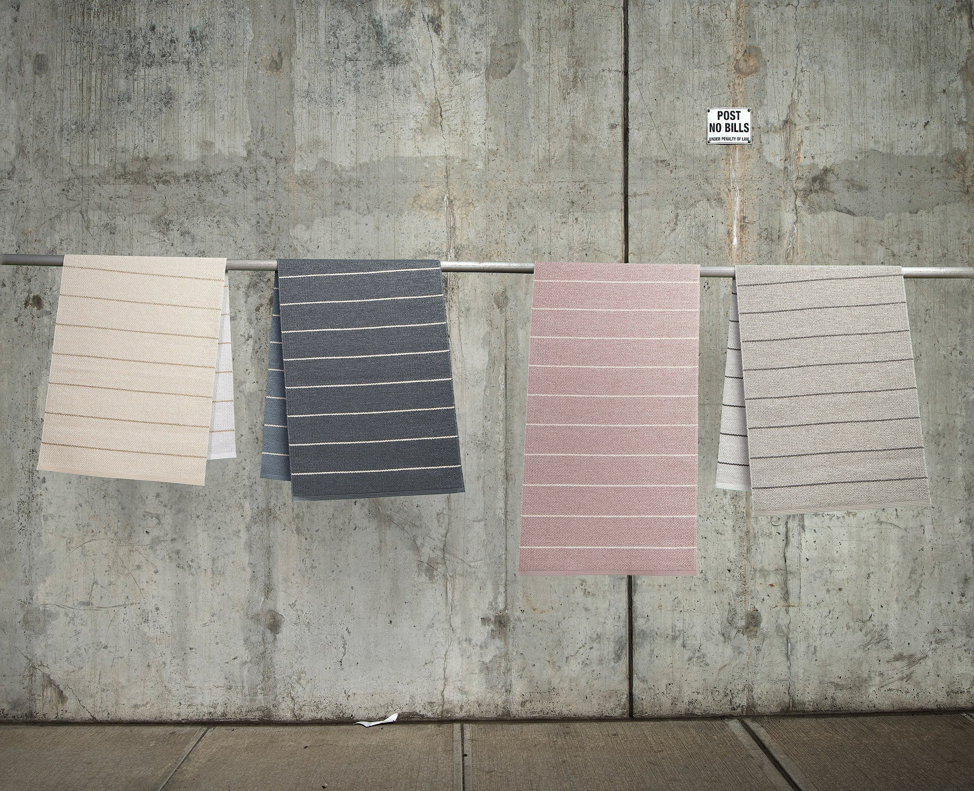 שטיח דו צדדי Carl Rug Black/Charcoal (Medium)